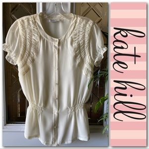 Chiffon Style Button Down Blouse